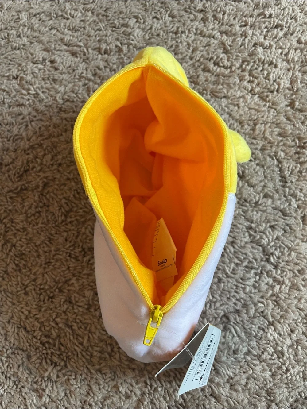 Gudetama Pencil Pouch - Yellow & White